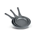 Thermoad Granit Döküm Tava Seti 3’lü Gri 20cm-24cm-28cm