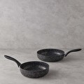 English Home Granada Siyah Tava Seti 24-28 cm