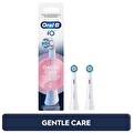 Oral-B iO Gentle Care Beyaz 2'li Diş Fırçası Başlığı
