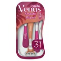 Gillette Venüs Smooth Miami 3'lü Kadın Kullan At Tıraş Bıçağı