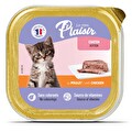 Plaisir Ezme Tavuklu Yavru Kedi Yaş Mama 100 g