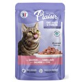 Plaisir Parça Etli Somon Morinalı Kedi Yaş Mama 100 g