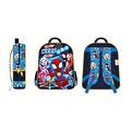 Disney Spiderman Brick Glow Okul  Çantası