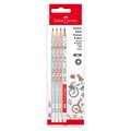 Faber Castell Blister Bisiklet Kurşun Kalem Silgili 4'lü