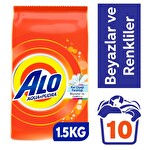 Alo 1,5 Kg Kar Çiçeği Ferahlğı Beyazlar Ve Renkliler Aquapudra Toz Deterjan