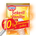 Dr. Oetker Şekerli Vanilin Ekonomik 10'lu Paket