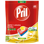 Pril Bulaşık Makinesi Deterjanı Hepsi Bir Arada Extra 45 Tablet