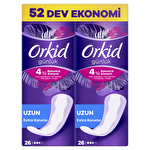 Orkid Günlük Extra Koruma Uzun Ped Ekonomik Paket 52 Adet