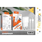 Goldplay Type C Kablo - Ev Priz 2in1 Set