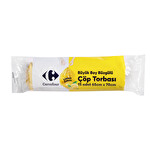 Carrefour  Büyük  Boy Büzgülü Çöp Torbası Limon Kokulu 15'li  65x70 cm