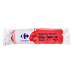 Carrefour  Büyük  Boy Büzgülü Çöp Torbası Çilek Kokulu 15'li  65x70 cm