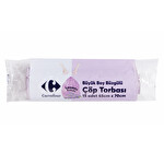 Carrefour  Büyük  Boy Büzgülü Çöp Torbası Lavanta Kokulu 15'li  65x70 cm