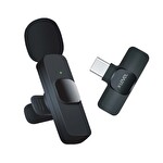 X-Level XMC3000 X-Luma Usb-C Automatic Pairing Kablosuz Mikrofon Siyah