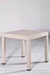 Rattan 80x80 Camsız Cappucino Masa - Bahçe&balkon&teras