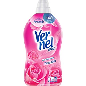 Vernel Max Konsantre Sıvı Çamaşır Yumuşatıcısı Taze Gül 1440ml- 60 Yıkama -1