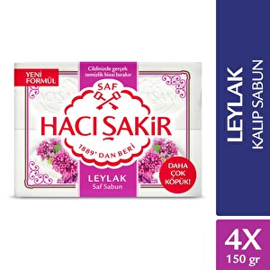 Hacı Şakir Leylak Saf Kalıp Sabun 4x150 Gr -1