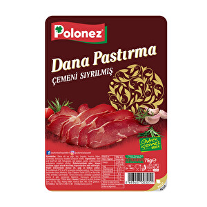 Polonez Çemeni Sıyrılmış Pastırma 75 Gr - 1