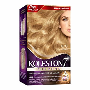Wella Koleston Supreme Saç Boyası 8/0 Açık Kumral - 1