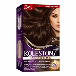 Wella Koleston Supreme Saç Boyası 4/0 Kahve - 1