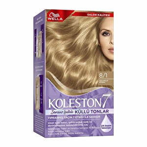 Wella Koleston Supreme Sonsuz Işıltılı Küllü Tonlar Saç Boyası 8/1 Açık Küllü Kumral - 1