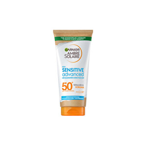 Garnier Ambre Solaire Sensitive Advanced Hipoalerjenik Güneş Koruyucu Süt SPF50+ 175 ml - 1
