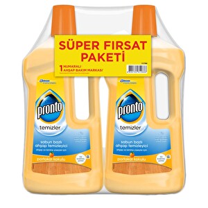 Pronto Ahşap Yüzey Temizleyici Portakal 2'li Paket 2x750ml -1