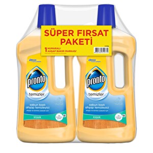 Pronto Ahşap Yüzey Temizleyici Klasik 2'li Paket 2x750ml -1