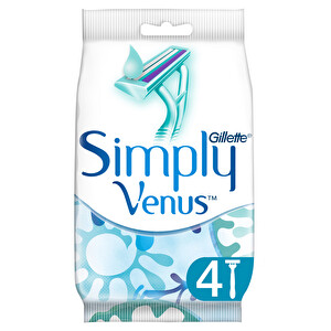 Gillette Venus Gillette Simply Venus 2 Kullan At Kadın Tıraş Bıçağı 4'lü -1