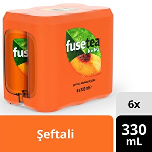 Fuse Tea Soğuk Çay Şeftali Aromalı İçecek Kutu 6x330 ml -1