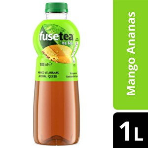 Fuse Tea Soğuk Çay Mango Ananas Aromalı İçecek Pet 1 Litre -1
