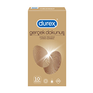 Durex Prezervatif Gerçek Dokunuş 10'lu -1