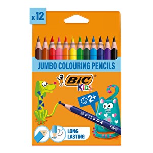 Bic Üçgen Kuru Boya Kalemi 12'Li -1
