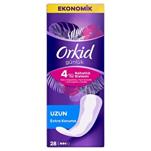 Orkid Günlük Ped Uzun Ekonomik Paket 28 Adet -1