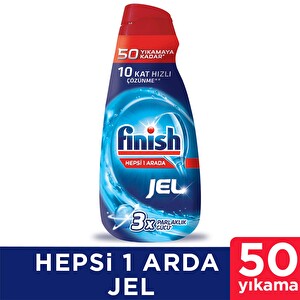 Finish Hepsi Bir Arada 1000 ml Konsantre Jel Bulaşık Makinesi Deterjanı - 1