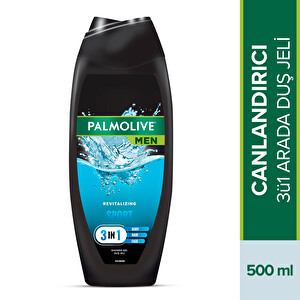 Palmolive Men Sport 3ü1 Arada Canlandırıcı Duş Jeli 500 ml -1