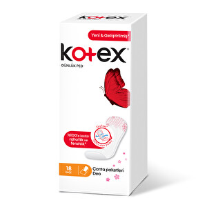 Kotex İnce Günlük Parfümlü 18'li -1