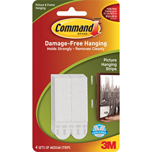 Command 4'lü Cırt Cırt Bant Büyük Boy -1