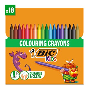 Bic Elleri Boyamayan Pastel Boya 18'Li -1