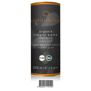 Zeytin İskelesi Organik Naturel Sızma Zeytinyağı Soğuk Sıkım 2 Lt -1