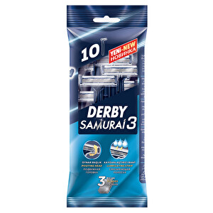 Derby Samurai 3 Bıçak 10'lu Poset -1