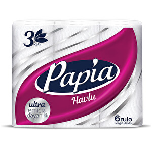 Papia Havlu 6'lı -1