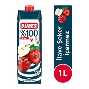 Dimes %100 Elma Suyu 1 Litre -1
