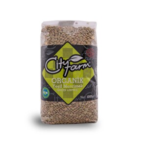 City Farm Organik Yeşil Mercimek 1 Kg -1