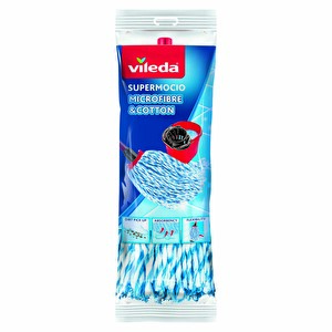 Vileda Supermocio Pamuk + Mikrofiber Yedek -1