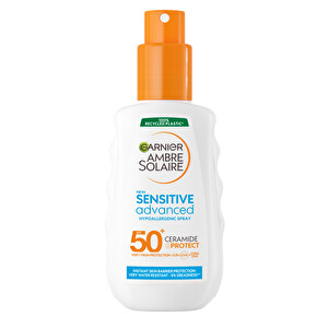 Garnier Ambre Solaire Sensitive Advanced Hipoalerjenik Güneş Koruyucu Sprey SPF50+ 150 ml - 1