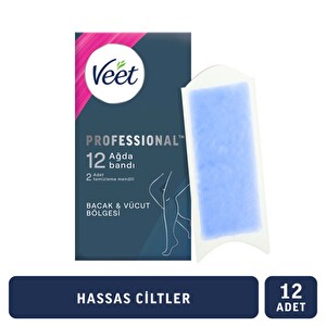 Veet Professional Ağda Bantları Hassas Ciltler İçin 12li -1
