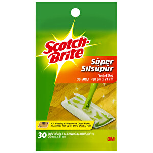 Scotch Brite Sil Süpür Yedek Bez 30 Yaprak -1