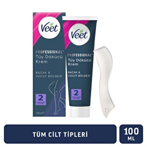 Veet Professional Tüy Dökücü Krem Tüm Cilt Tipleri İçin 100ml -1