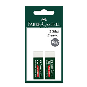 Faber Castell Plastik Silgi 2'Li -1