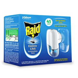 Raid Elekro Likit Cihaz Ve 1 Yedek 45 Grece (Sivrisineklere Karşı) - 1